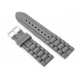 904T rubber watch strap - notched - 22mmPasek gumowy do zegarka 904T - karbowany - 22mm
