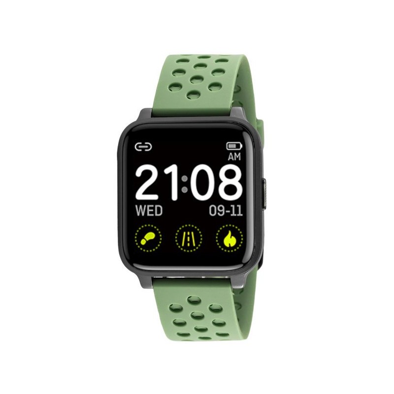 SMARTWATCH UNISEX Rubicon RNCE58 - MUSIC CONTROL (sr010d)  SMARTWATCH Rubicon RNCE58 - dark green (zr613d)