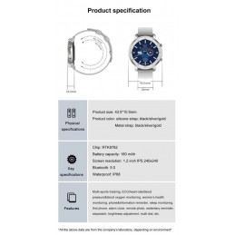 SMARTWATCH Pacific 17-2 Bransoleta - srebrna + dodatkowy PASEK (sy010b)SMARTWATCH Pacific 17 Bransoleta - srebrna + dodatkowy PASEK (zy653b)