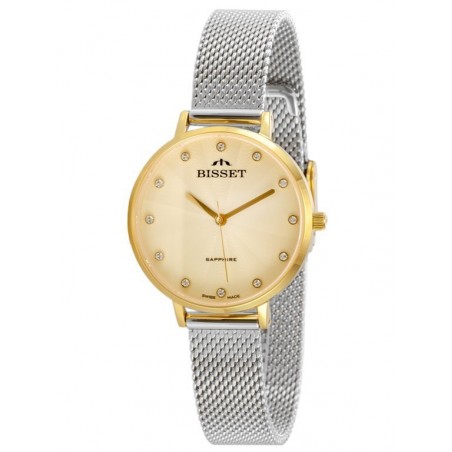 WOMEN'S WATCH BISSET BSBF30 (zb578h) - SAFETY GLASS