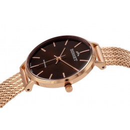 WOMEN'S WATCH BISSET BSBF30 (zb578m) - SAFETY GLASSZEGAREK DAMSKI BISSET BSBF30 (zb578m) - SZAFIROWE SZKŁO
