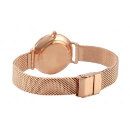 WOMEN'S WATCH BISSET BSBF30 (zb578m) - SAFETY GLASSZEGAREK DAMSKI BISSET BSBF30 (zb578m) - SZAFIROWE SZKŁO