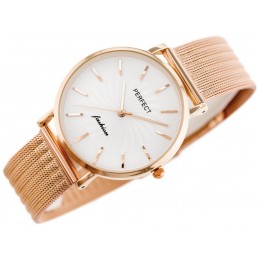 WOMEN'S WATCH PERFECT E334 - mesh (zp932c) + BOXZEGAREK DAMSKI PERFECT E334 - siatka (zp932c)