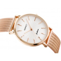 WOMEN'S WATCH PERFECT E334 - mesh (zp932c) + BOXZEGAREK DAMSKI PERFECT E334 - siatka (zp932c)
