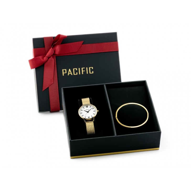 WOMEN'S WATCH PACIFIC X6172 - gift set (zy665a)  ZEGAREK DAMSKI PACIFIC X6172 - komplet prezentowy (zy665a)
