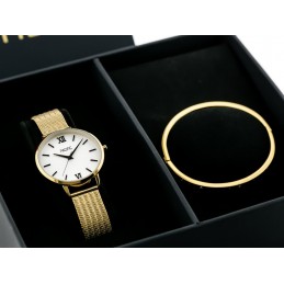 WOMEN'S WATCH PACIFIC X6172 - gift set (zy665a)ZEGAREK DAMSKI PACIFIC X6172 - komplet prezentowy (zy665a)