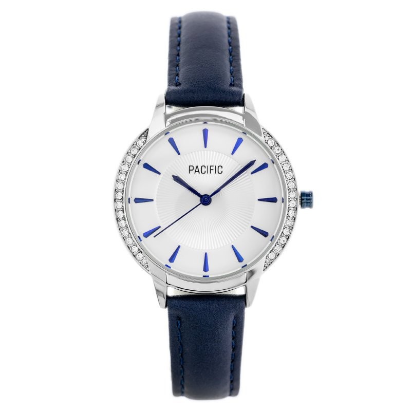 WOMEN'S WATCH PACIFIC X6167 - strap - navy blue (zy661b)  ZEGAREK DAMSKI PACIFIC X6167 - pasek - granat (zy661b)