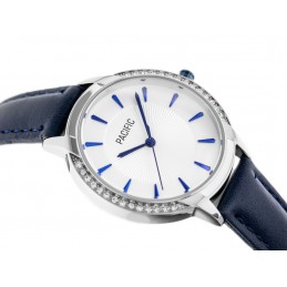 WOMEN'S WATCH PACIFIC X6167 - strap - navy blue (zy661b)ZEGAREK DAMSKI PACIFIC X6167 - pasek - granat (zy661b)