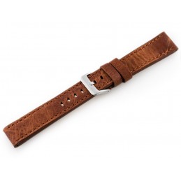 Watch leather strap W48 - PREMIUM - dark brown I - 22mmPasek skórzany do zegarka W48 - PREMIUM - ciemnobrązowy I - 22mm