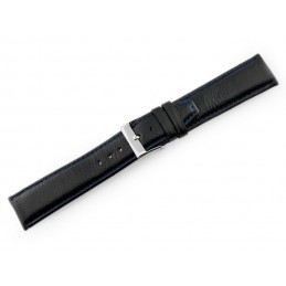 Leather watch strap W26 - PREMIUM - black - 20mmPasek skórzany do zegarka W26 - PREMIUM - czarny - 20mm