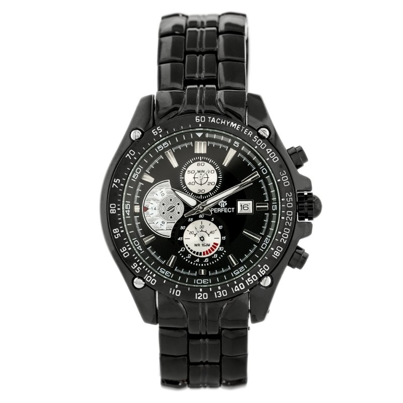 MEN'S WATCH PERFECT CRUISER II (zp247d) - black  ZEGAREK MĘSKI PERFECT CRUISER II (zp247d) - black