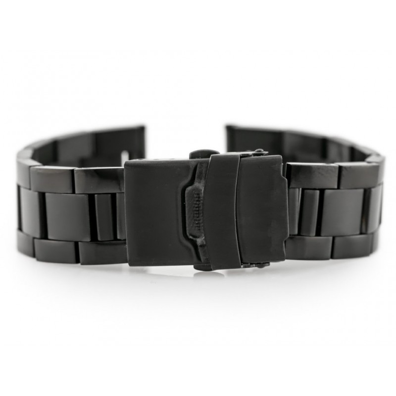Pacific M1 Bracelet - Solid Steel - Black 20mm  Bransoleta Pacific M1 - Solid Steel - czarna 20mm
