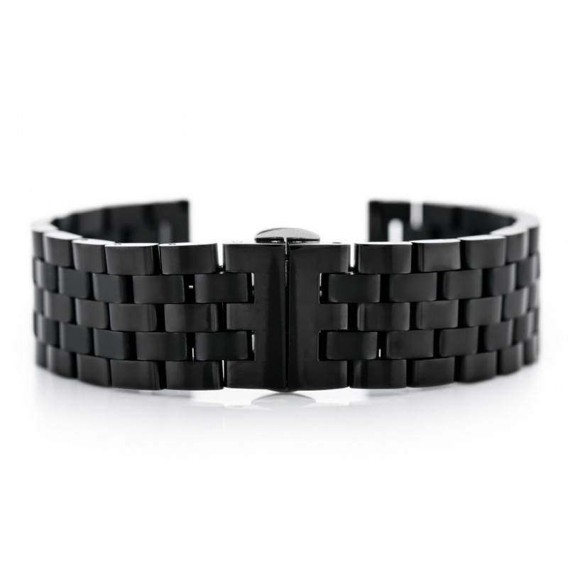 Pacific Model 2 bracelet - black 22mm  Bransoleta Pacific Model 2 - czarna 22mm