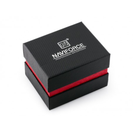 Gift box for watch - Naviforce - black and red