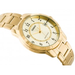 ZŁOTY ZEGAREK MĘSKI CASIO MTP-V004G-9B (zd047a) + BOXZEGAREK MĘSKI CASIO MTP-V004G 9B (zd047a)