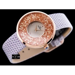 BISSET BSAE04 WOMEN'S WATCH - white/purple (zb541b)ZEGAREK DAMSKI BISSET BSAE04 - white/purple (zb541b)