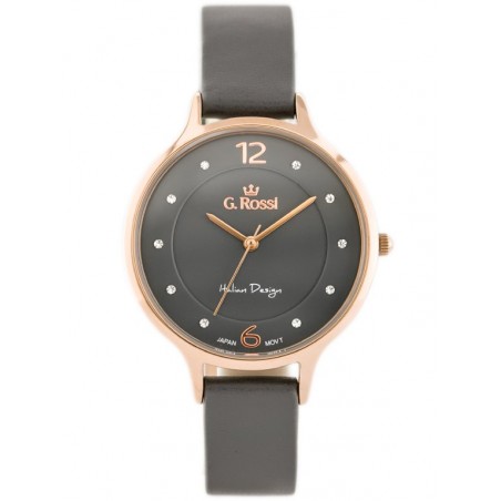 ZEGAREK DAMSKI G. ROSSI - 10411A-1B3 NA PASKU (zg714d) + BOX