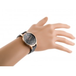 ZEGAREK DAMSKI G. ROSSI - 10411A-1B3 NA PASKU (zg714d) + BOXZEGAREK GINO ROSSI - 10411A (zg714d) + BOX