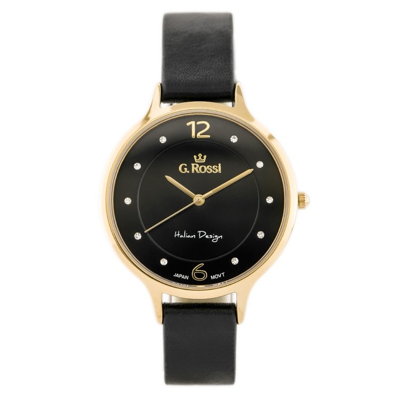 ZEGAREK DAMSKI  G. ROSSI 10411A-1A2 NA PASKU (zg714f) + BOX  ZEGAREK GINO ROSSI - 10411A (zg714f) + BOX