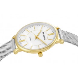 RUBICON RNBE51 WOMEN'S WATCH - GRAPHIC GLASS (zr617b)ZEGAREK DAMSKI RUBICON RNBE51 - SZAFIROWE SZKŁO (zr617b)