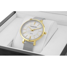 RUBICON RNBE51 WOMEN'S WATCH - GRAPHIC GLASS (zr617b)ZEGAREK DAMSKI RUBICON RNBE51 - SZAFIROWE SZKŁO (zr617b)