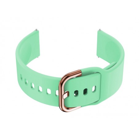 U01 smartwatch rubber strap - mint/rosegold - 20mm