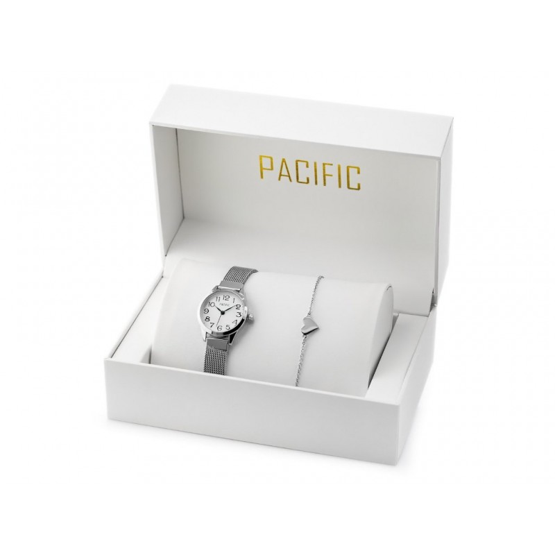 PACIFIC PRESENT SET ZY672b - communion  ZEGAREK DAMSKI PACIFIC X6131 - komunia komplet prezentowy (zy672b)