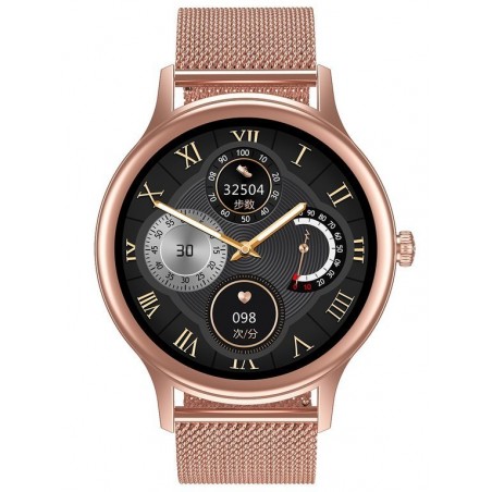 SMARTWATCH WOMEN'S PACIFIC 18-1 - BRANSOLET + BELT: Rosegold / Pink (sy015a)