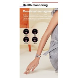 WOMEN'S SMARTWATCH PACIFIC 18-2 - BRANSOLET + BELT: Rosegold / White (sy015b)SMARTWATCH PACIFIC 18-2 + dodatkowy PASEK (zy697b)