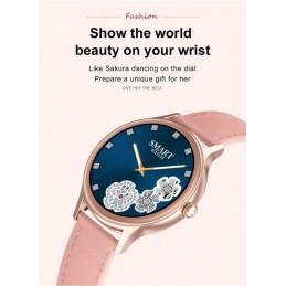 WOMEN'S SMARTWATCH PACIFIC 18-2 - BRANSOLET + BELT: Rosegold / White (sy015b)SMARTWATCH PACIFIC 18-2 + dodatkowy PASEK (zy697b)