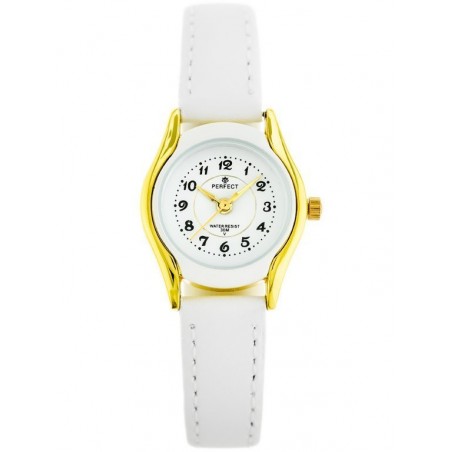 ZEGAREK DZIECIĘCY PERFECT LP223-03 - KOMUNIJNY - biały (zp800d) + BOX