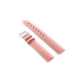 W94 leather watch strap - light pink - 16mmPasek skórzany do zegarka W94 - jasnoróżowy - 16mm