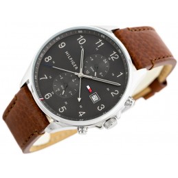 TOMMY HILFIGER MEN'S WATCH 1791710 WEST + BOXZEGAREK MĘSKI TOMMY HILFIGER WEST (zf020a)