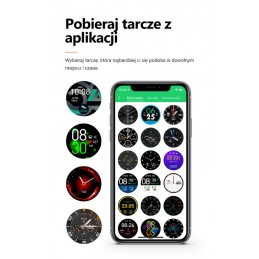 MEN'S SMARTWATCH G. Rossi SW018-1 silver/black (sg012a) OWN dialsSMARTWATCH G. Rossi SW018-1 silver/black (zg335a) WŁASNE TARCZE