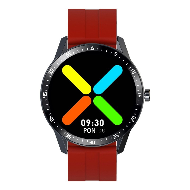 MEN'S SMARTWATCH G. Rossi SW018-4 black/red (sg012d) OWN TARGETS  SMARTWATCH G. Rossi SW018-4 black/red (zg335d) WŁASNE TARCZE