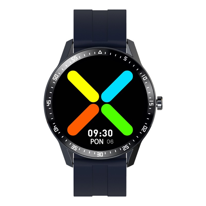 MEN'S SMARTWATCH G. Rossi SW018-5 black/blue (sg012e) OWN TARGETS  SMARTWATCH G. Rossi SW018-5 black/blue (zg335e) WŁASNE TARCZE