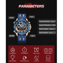 NAVIFORCE MEN'S WATCH NF9188T - (zn121e) + BOXZEGAREK MĘSKI NAVIFORCE NF9188T - (zn121e) + BOX