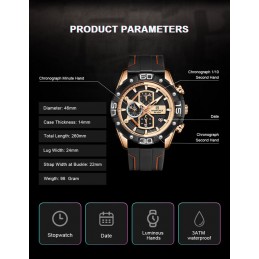 NAVIFORCE MEN'S WATCH NF8018T - CHRONOGRAPH (zn123c) + BOXZEGAREK MĘSKI NAVIFORCE NF8018T - CHRONOGRAF (zn123c) + BOX