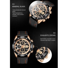 NAVIFORCE MEN'S WATCH NF8018T - CHRONOGRAPH (zn123c) + BOXZEGAREK MĘSKI NAVIFORCE NF8018T - CHRONOGRAF (zn123c) + BOX