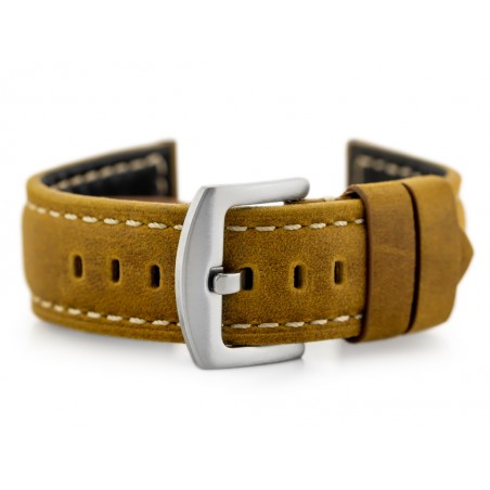 W29 leather watch strap - light brown 20mm