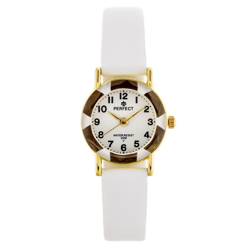 PERFECT CHILDREN'S WATCH L248-01 - communion - white (zp968g)  ZEGAREK DZIECIĘCY PERFECT L248 - KOMUNIJNY - biały (zp968g)