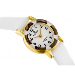 PERFECT CHILDREN'S WATCH L248-01 - communion - white (zp968g)ZEGAREK DZIECIĘCY PERFECT L248 - KOMUNIJNY - biały (zp968g)