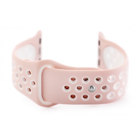 Apple Watch strap U24 - pink/white - 38/40mm