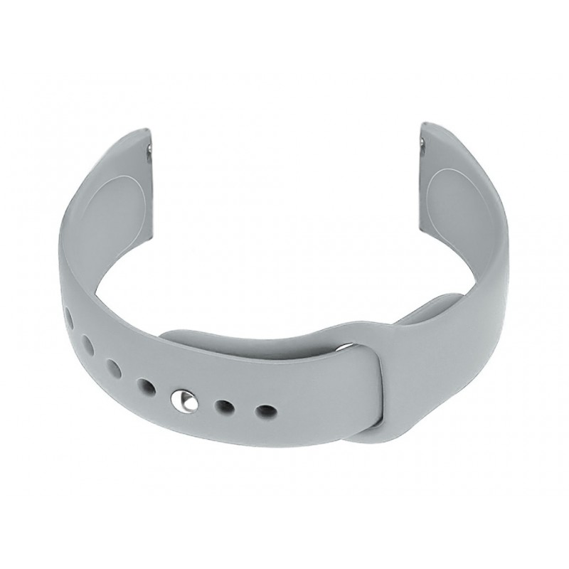 U21 20mm rubber watch strap - gray  Pasek gumowy do zegarka U21 20mm - szary