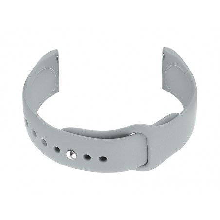 U21 20mm rubber watch strap - gray