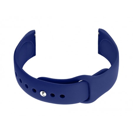 U21 20mm rubber watch strap - gray-blue