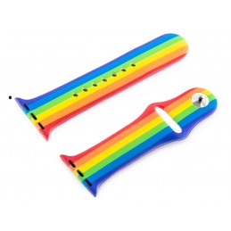 Apple Watch strap U23 - rainbow - 42/44mmApple Watch pasek U23 - czarny - 42/44mm