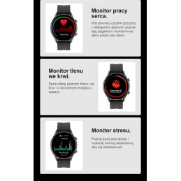 SMARTWATCH MĘSKI G. Rossi SW019-3 black/red (sg014c) PROWADZENIE ROZMÓWSMARTWATCH MĘSKI G. Rossi SW019-3 black/red (sg014c) PROWADZENIE ROZMÓW
