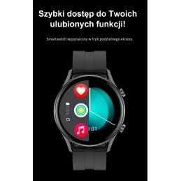 SMARTWATCH MĘSKI G. Rossi SW019-3 black/red (sg014c) PROWADZENIE ROZMÓWSMARTWATCH MĘSKI G. Rossi SW019-3 black/red (sg014c) PROWADZENIE ROZMÓW