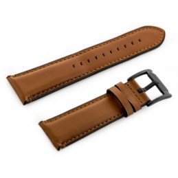 W56 leather watch strap - light brown - 22mmPasek skórzany do zegarka W56 - jasny brąz - 22mm